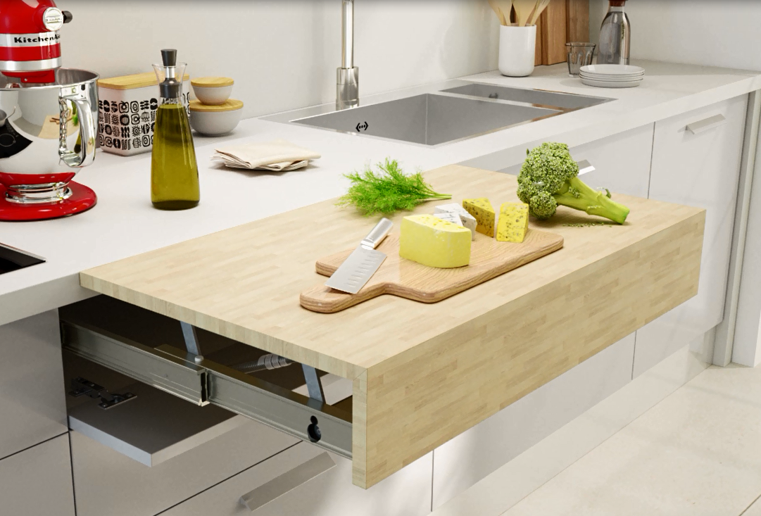 Pull Out Kitchen Tables and Shelves