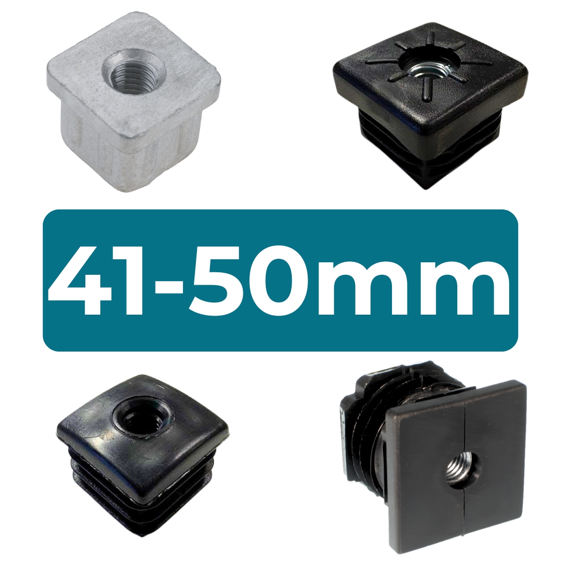 Threaded Tube Inserts | 41 to 50mm Box Section