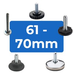 Rigid Adjustable Feet | 61 to 70mm Diameter Bases