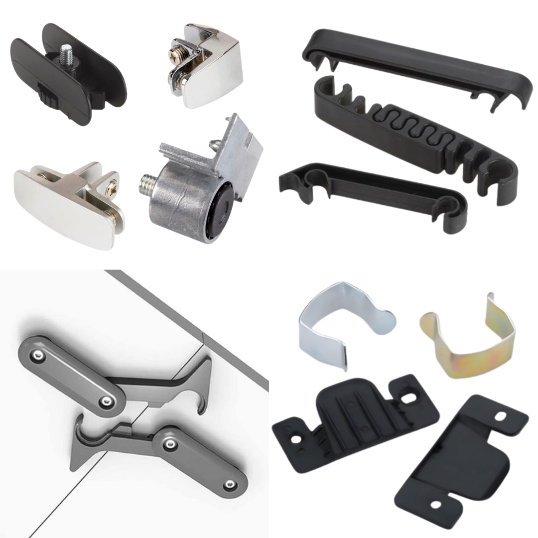 Connectors & Clamps for Furniture & Glass
