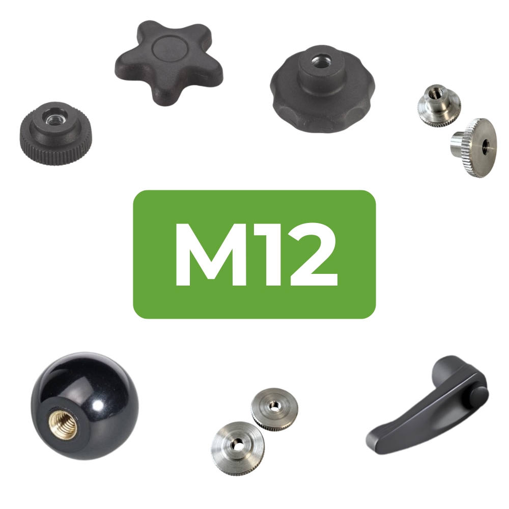 Female Handwheels | M12 Threaded Options