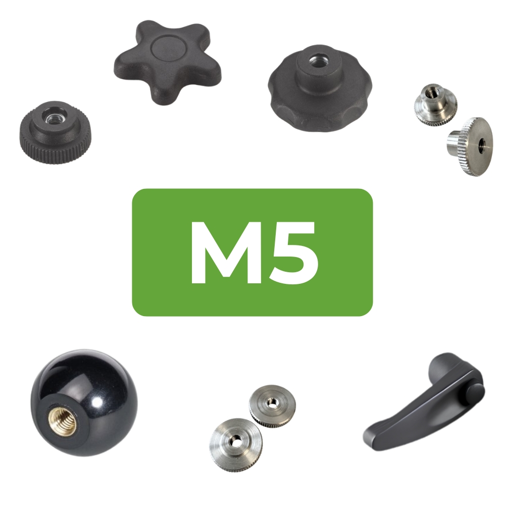 Female Handwheels | M5 Threaded Options