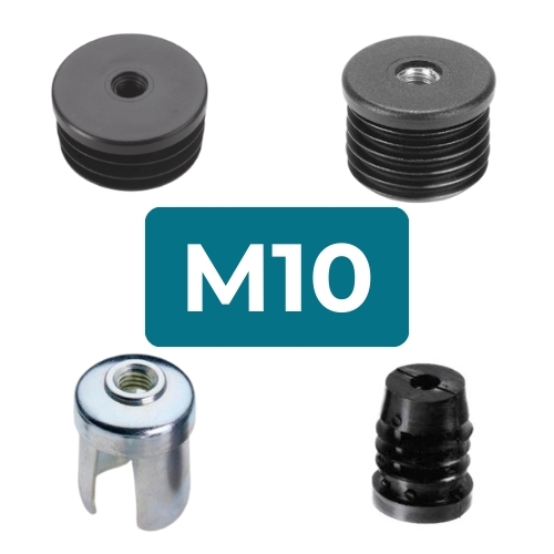 M10 Round Threaded Tube Inserts