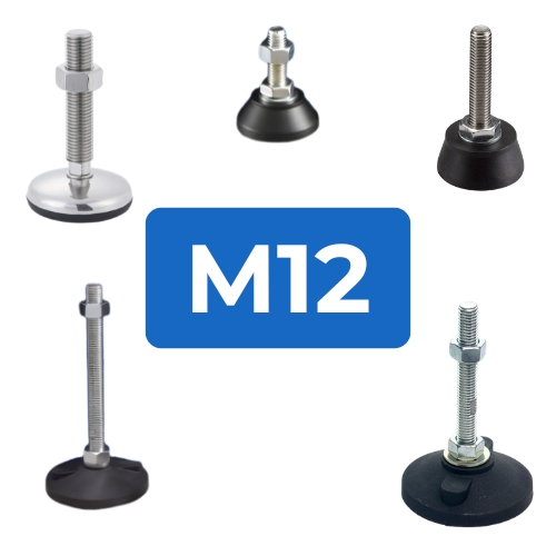 M12 Load Rated Feet & Levellers