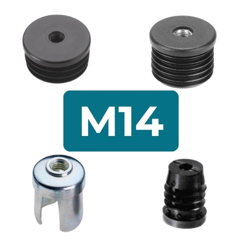 M14 Round Threaded Tube Inserts
