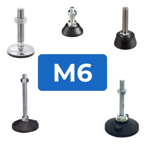 M6 Load Rated Feet & Levellers