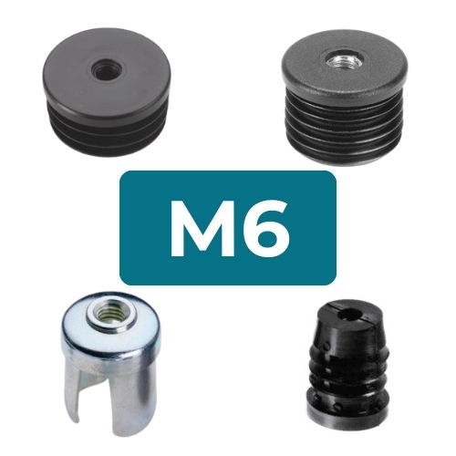 M5 & M6 Round Threaded Tube Inserts