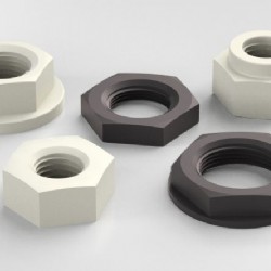 Plastic Threaded Hex Nuts | Metric