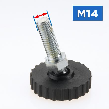 M14 Threaded Tilt Feet