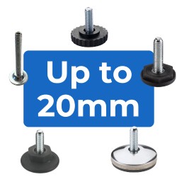 Rigid Adjustable Feet | Up to 20mm Diameter Bases
